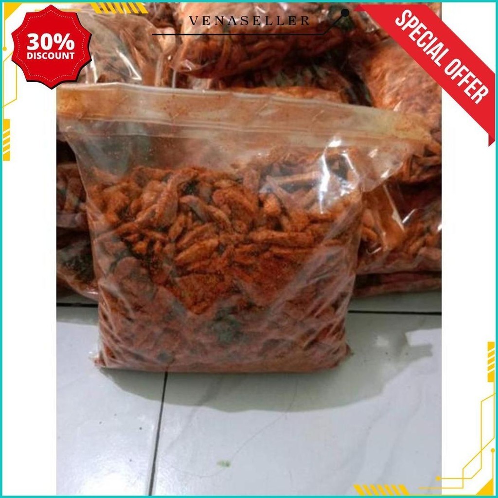 

Basreng Stik 1Kg Viral Pedas Daun Jeruk Bumbu Melimpah Terlaris