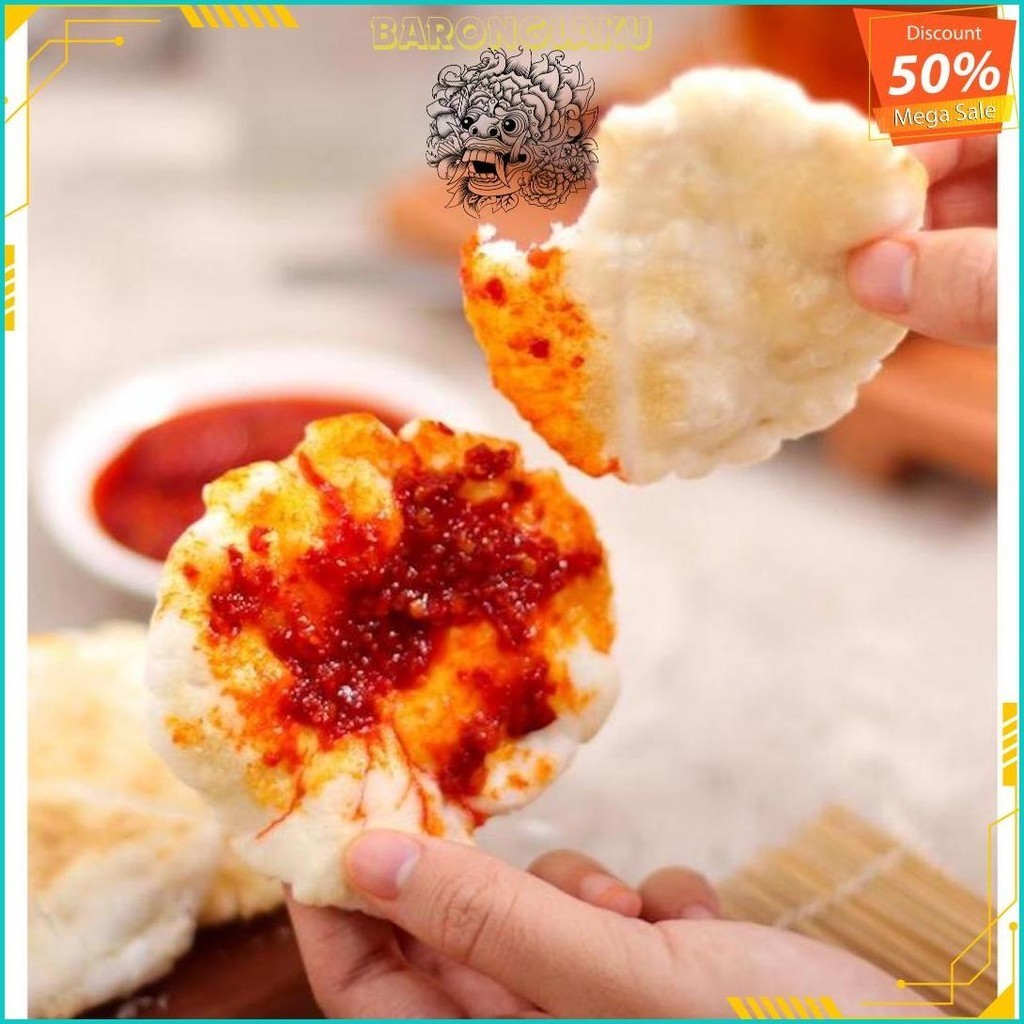 

Iwaktunu Kemplang Bantat Panggang Sambal Pedas Nampol Isi 50 Keping Asli Palembang Original Produk