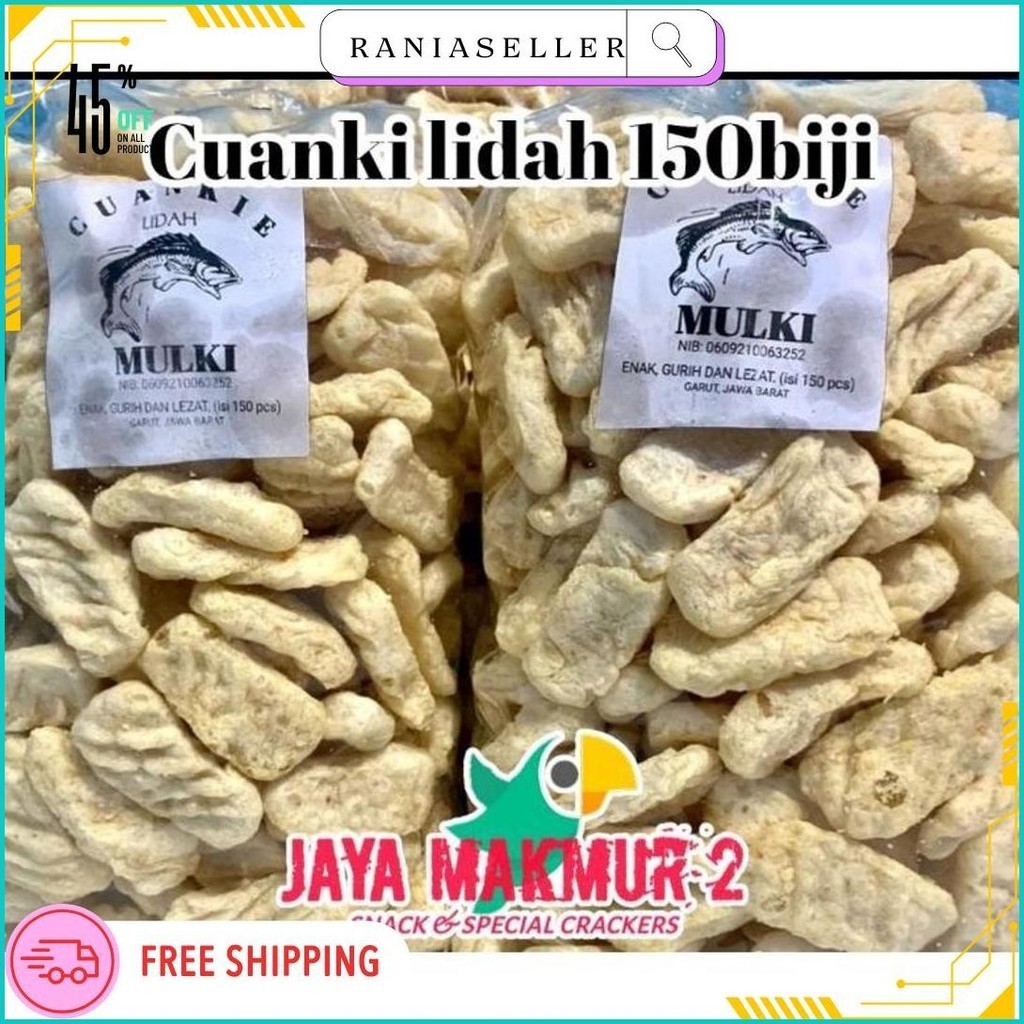 

Cuanki Lidah 150 Biji Topping Baso Aci Seblak Terlaris