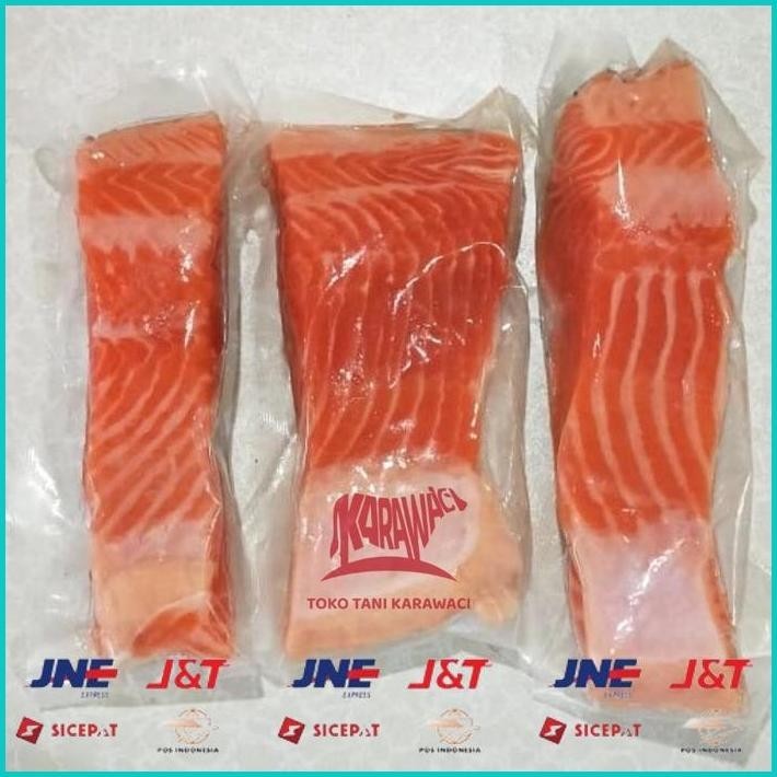

BISMILLAH IKAN SALMON FILLET / SALMON FILLET NORWEGIA @200GR - PREMIUM ALISUP