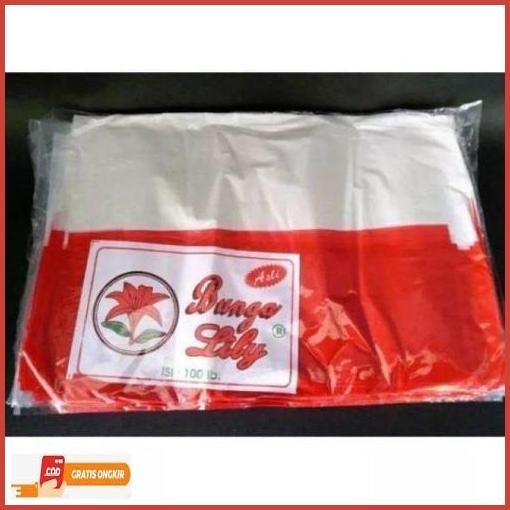Terlaris 100 Lembar. Bendera Merah Putih Plastik Mini Bendera Indonesia Limited
