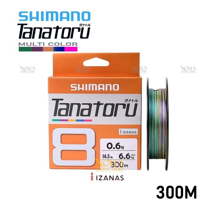Senar Pe Shimano Tanatoru 8 300M Made In Japan Multicolor