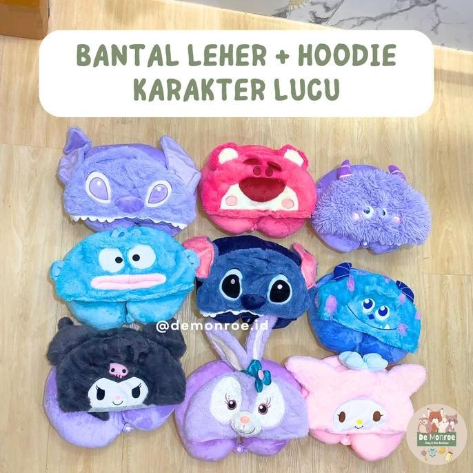 Bantal Leher Hoodie De Monroe Disney Karakter Lucu Lotso Monster Inc
