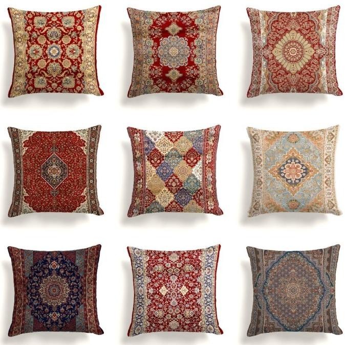 BANTAL SOFA PRINT TURKISH KILIM Turkey Maroko Cover Cushion Pillow L88S