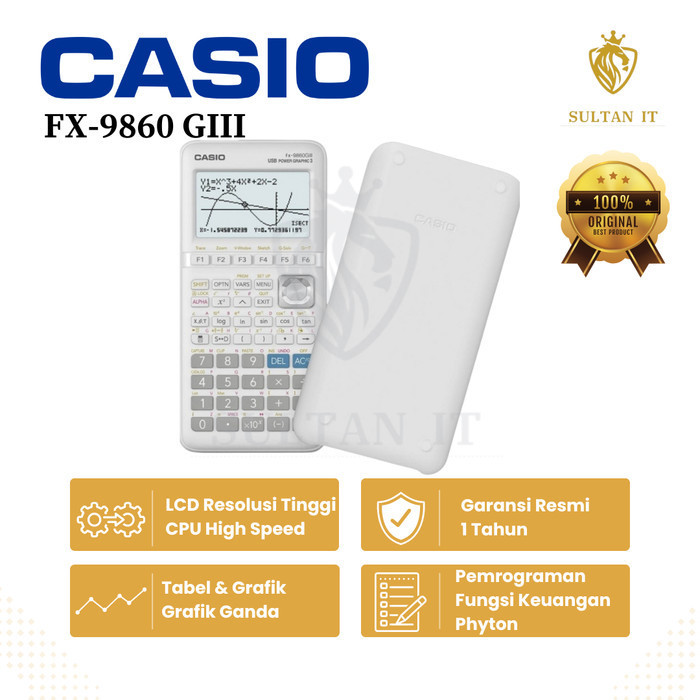 

Ready Kalkulator Scientific Casio FX 9860GIII SD ORIGINAL