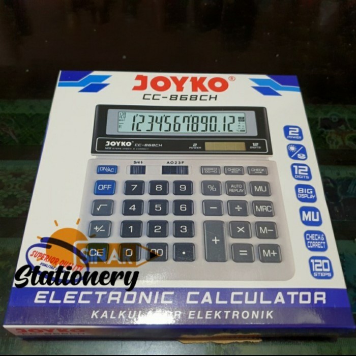 

Ready Kalkulator cc 868ch joyko
