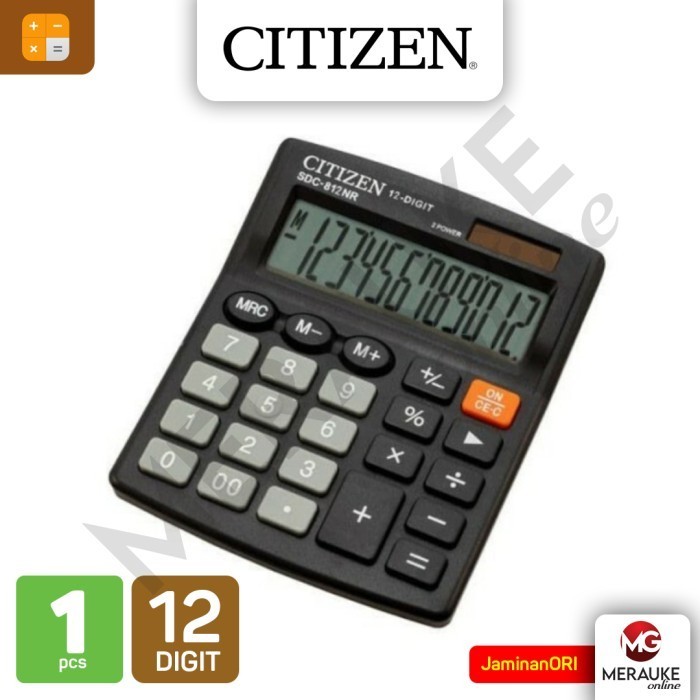 

Ready Calculator CITIZEN SDC-812NR