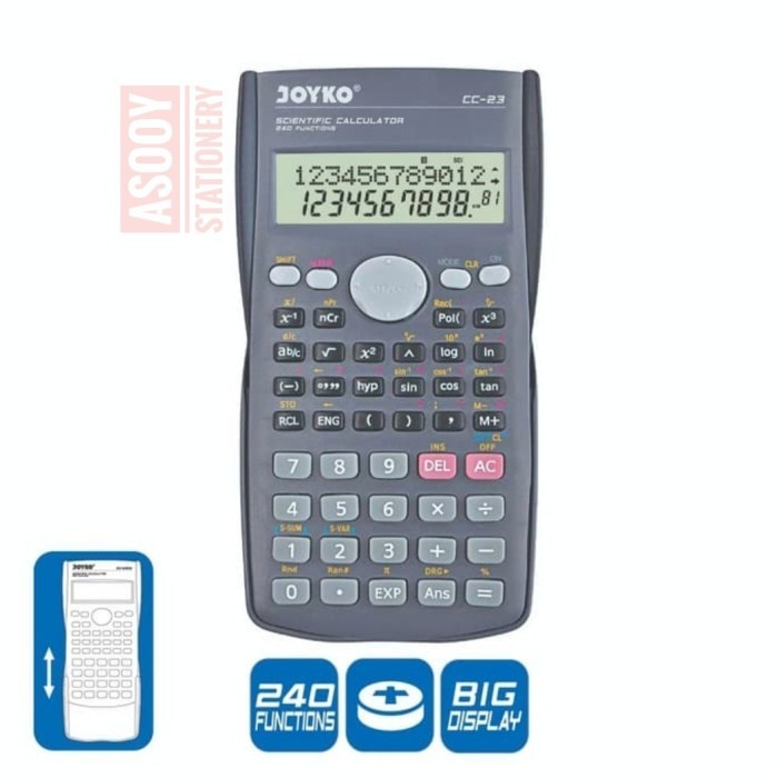 

Ready Calculator / Kalkulator Joyko CC-23/ scientifix /240 function