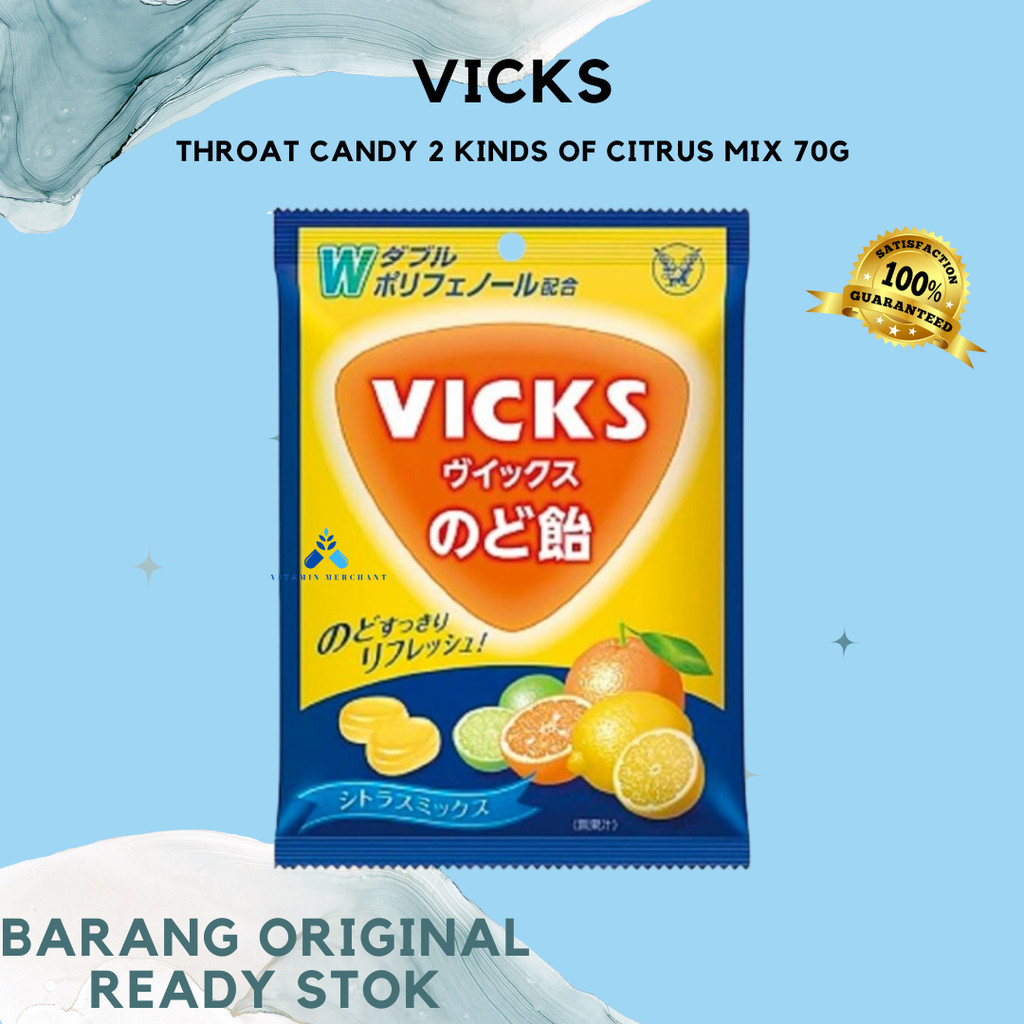 

Taisho Pharmaceutical Vicks Throat Candy Citrus Mix