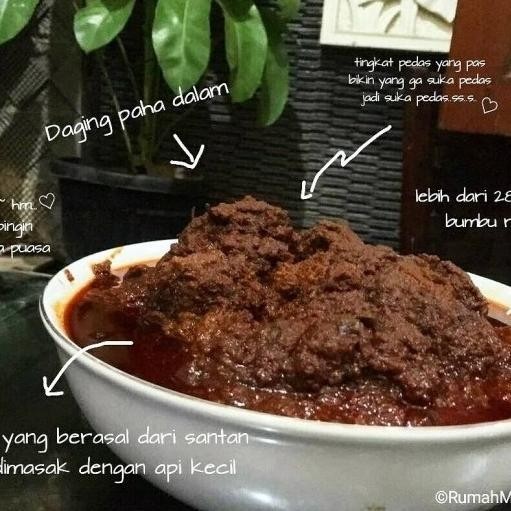 

Rendang daging Juara SIMAY ukuran 1/2kg HFS