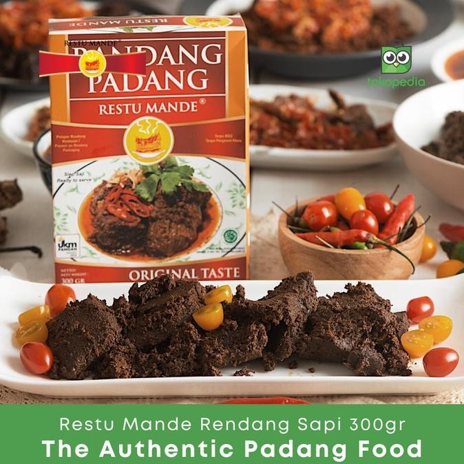 Rendang Sapi Restu Mande 300 gram HFS