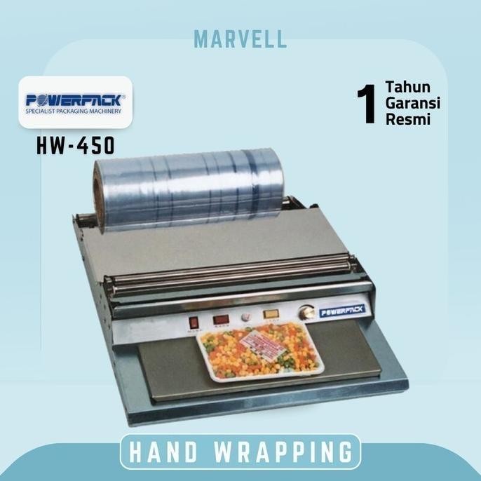 Powerpack Hw-450 Mesin Plastik Wrapping Hand Wrapping
