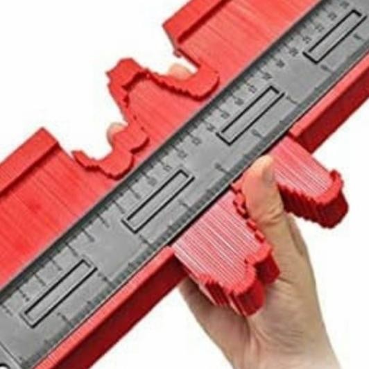 

Countur Copy Ruler 10 Inci Ggaris Gukur Copy Kerak Kayu Kontur