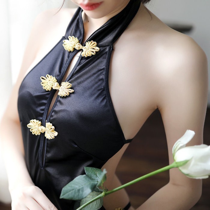 BIG SALE lingerie sexy wanita hot playsuit cheongsam China baju tidur