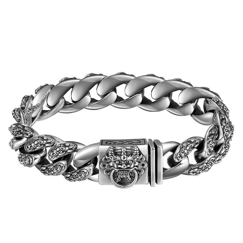 Sterling Silver Pi Xiu Bracelet
