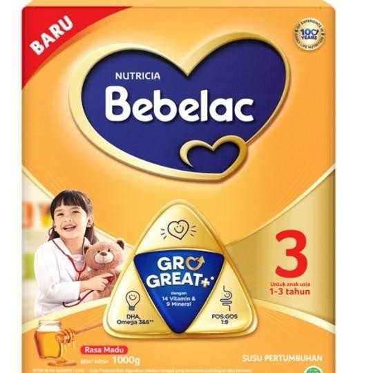 Bebelac 3 Susu Pertumbuhan Anak 1-3 Tahun Madu 1 Kg