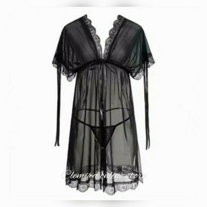 HEMAT Lingerie Kimono Big Size - Lingerie Dress Jumbo Size