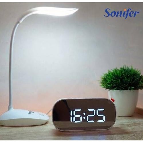 

Jam Meja Digital Alarm LED Mirror Clock CM