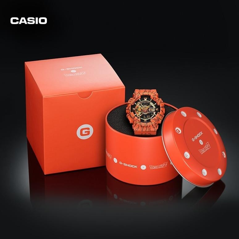 He13 Asli Jam Tangan Pria G-SHOCK X ONE PIECE ANIME ORIGINAL CASIO FULL SET PROMO  GA-110 LAMPU OTOM