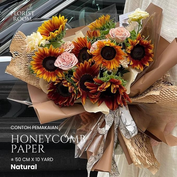 

Honeycomb Paper 50cm x 10yard - Wrapping