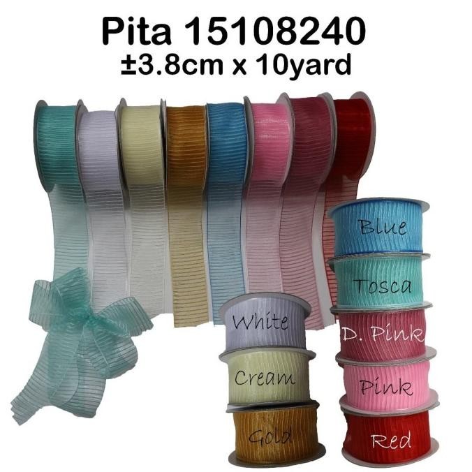 

Pita 15108240 3.8cm x 10yard - pita motif - ribbon - dekorasi - kado