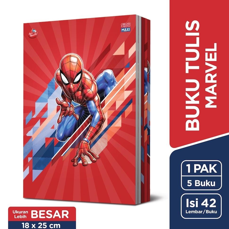 

Original Sidu Maxi Buku Tulis Marvel 42 Lembar - 5 Buku Sdu Eb 42 Mxav