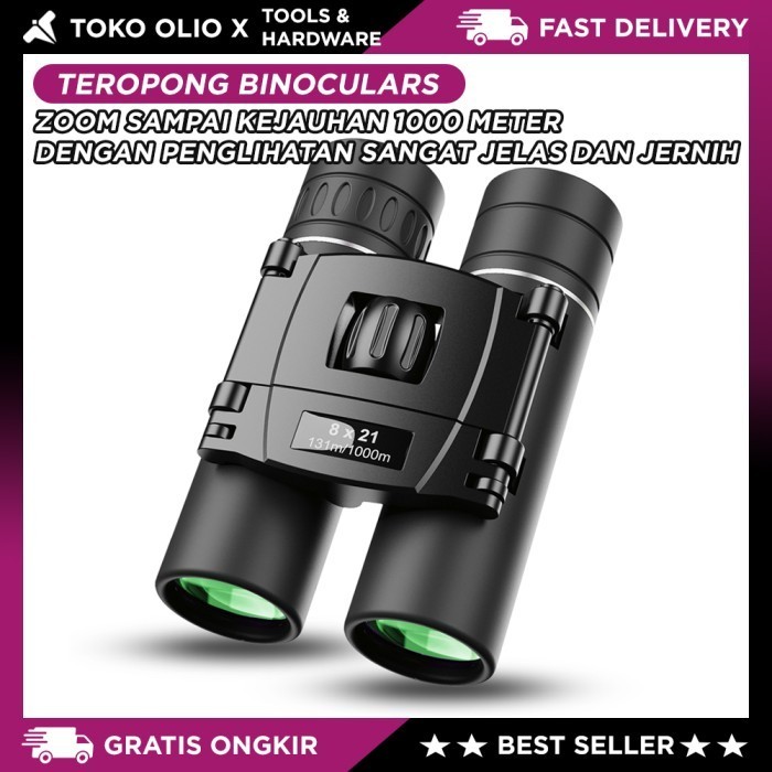 Teropong Jarak Jauh Binoculars Dewasa Anak Jarak Pandang 1000M