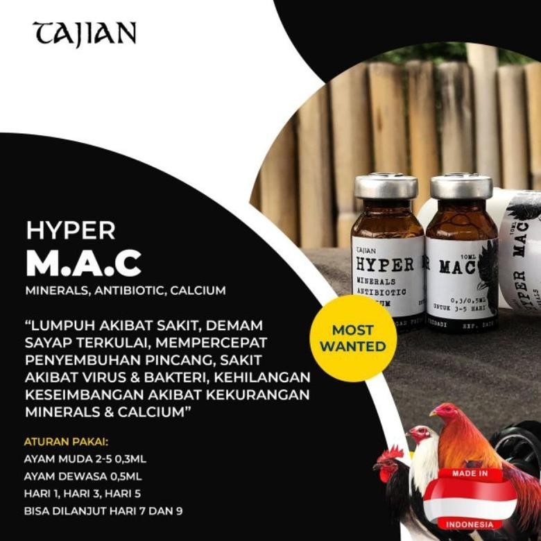 EVY-510 Obat ayam Lumpuh Hyper MAC Tajian - seperti A100 Sale