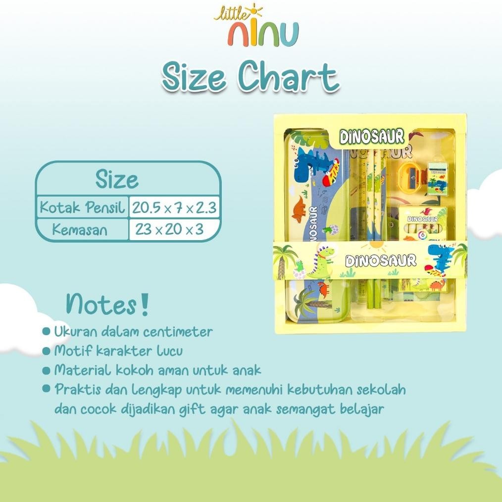 

PJ24 LITTLE NINU Set Alat Tulis Stationary Pensil Perlengkapan Sekolah Terlaris