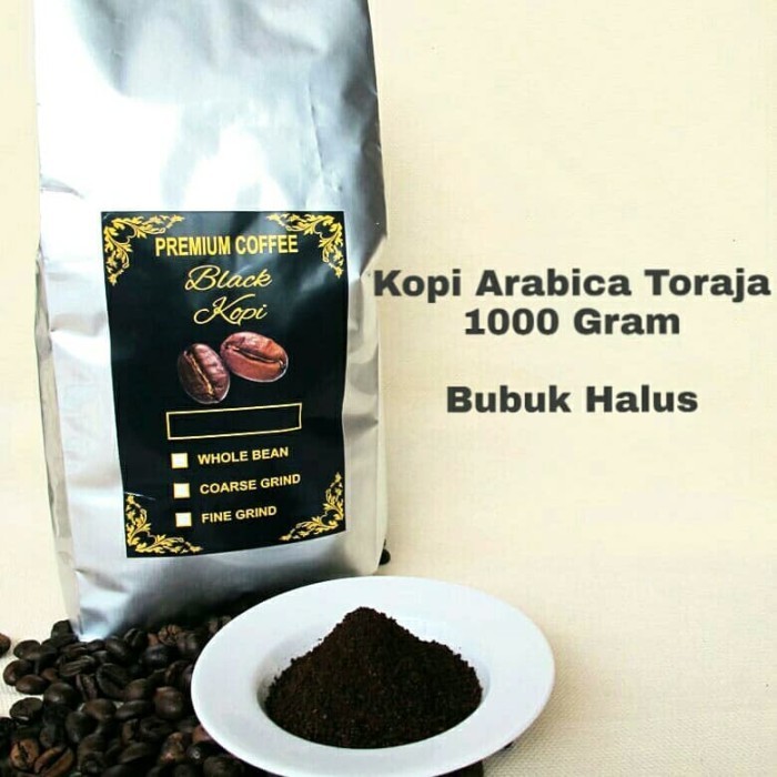 

Secrenada - Kopi Toraja 1000 Gram - Arabica Toraja 1000 Gram - Bubuk Halus