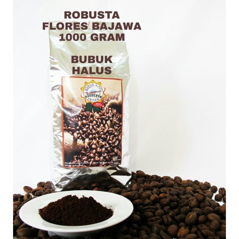 

Secrenada - Kopi Robusta Flores Bajawa 1000 Gr / Kopi Flores Bajawa - Bubuk Halus
