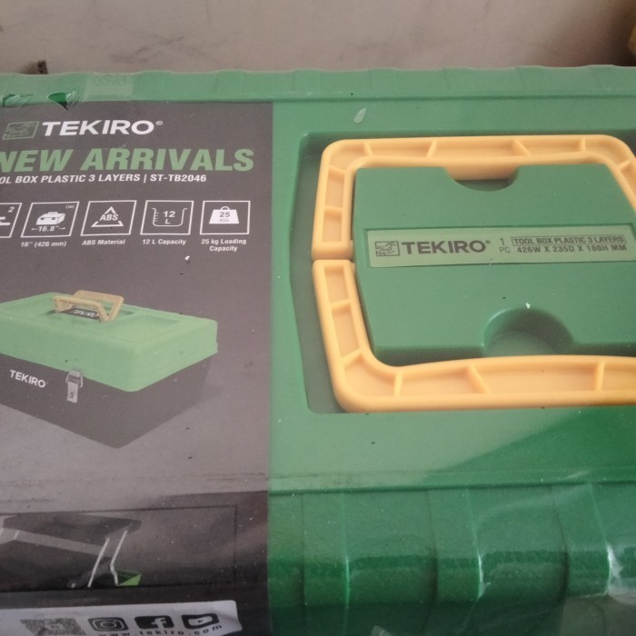 ------] tool box plastik 3 susun tekiro