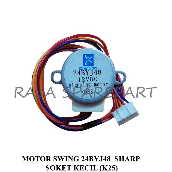 :::::::] Motor Swing Sharp 24BYJ48 Soket Kecil K25