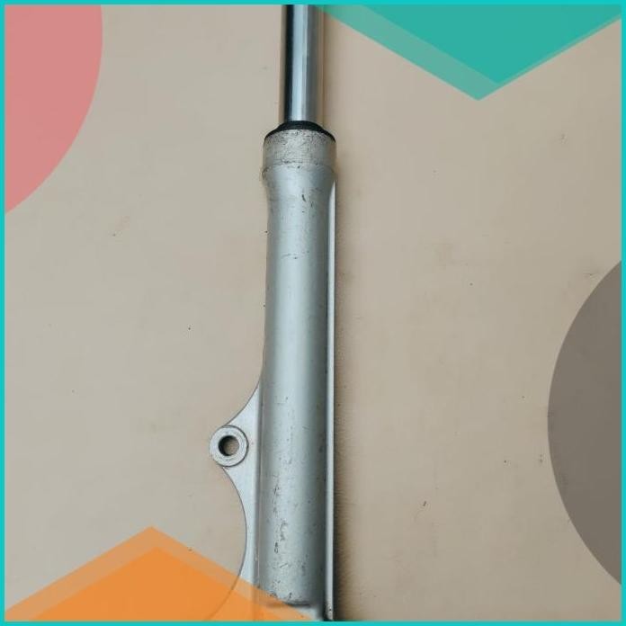 ori as tabung bottom Shockbreaker shock depan kanan mio j silver ori 8