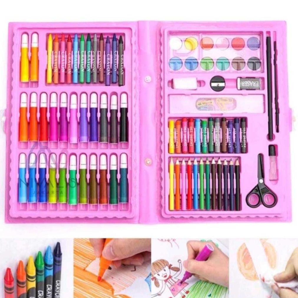 

VEX-2126 [AGS] Crayon Set 208pcs /Krayon Mewarnai Anak 150pcs Original
