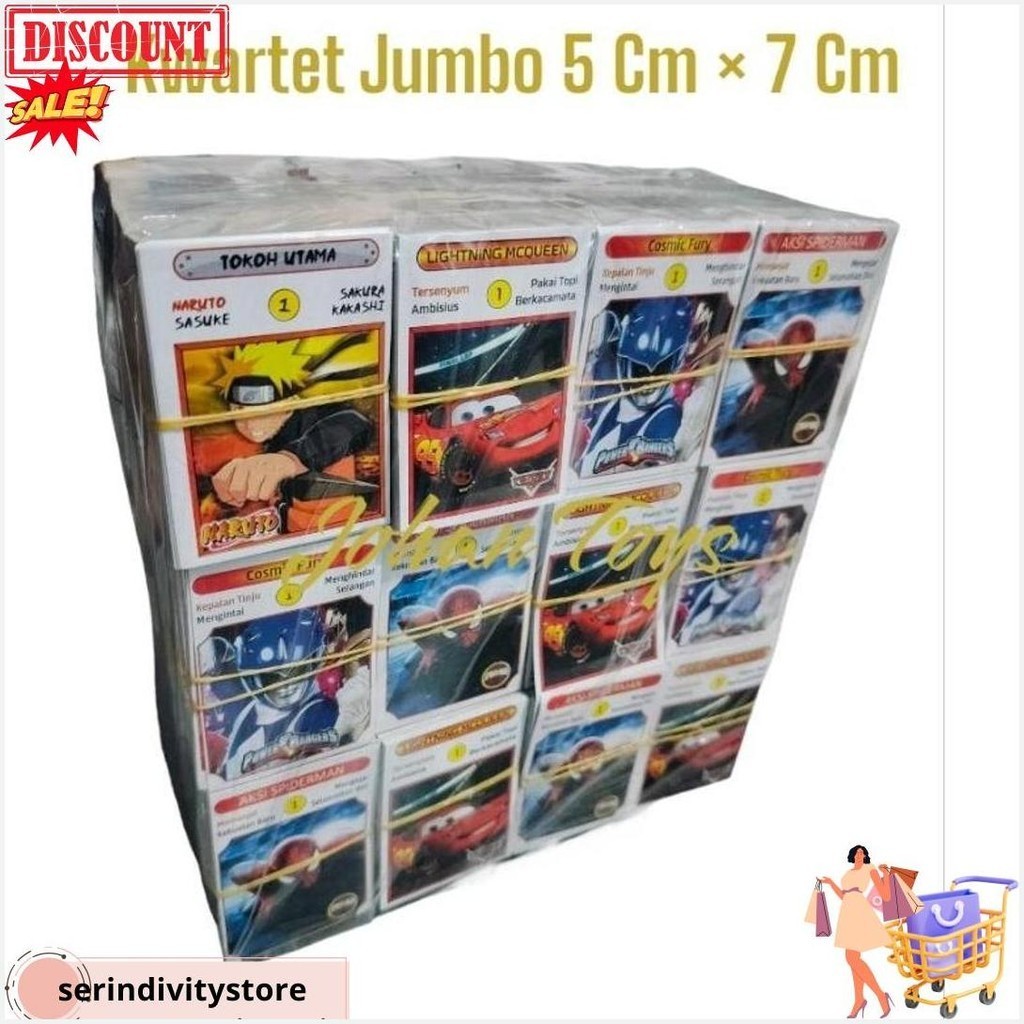 

KARTU KWARTED JUMBO TEBAL 320PCS / (1 IKET) COD