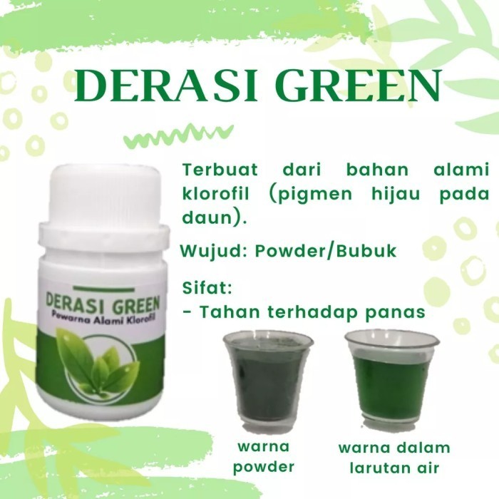 

Terlaris derasi green pewarna makanan alami klorofil SALE