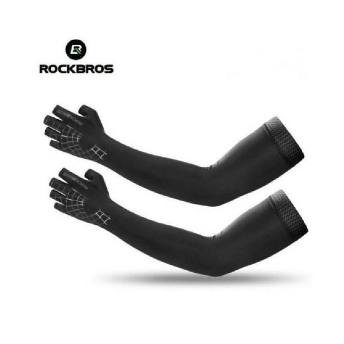ROCKBROS S205 Arm Sleeve With Gloves - MansetKaosTangan & SarungTangan