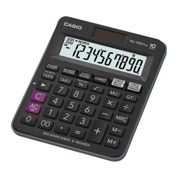 

NEW KALKULATOR CEK ULANG CASIO MJ100 D CHECK CORRECT CALCULATOR MJ 100D