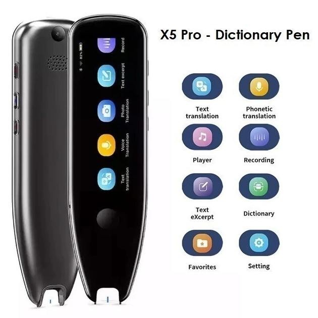 

X5 PRO Translator Pen - Pena Penerjemah Digital Hingga 112 Bahasa