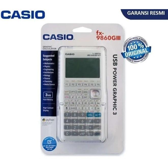 

NEW kalkulator scientific casio fx 9860 fx9850 GIII kalkulator grafik