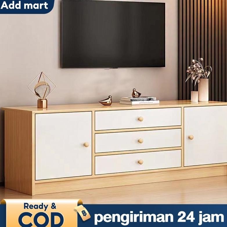 [Kayu Solid] Meja TV Stand TV Stand TV Sederhana Lemari TV Sederhana TV Prasmanan Kabinet TV Furnitu