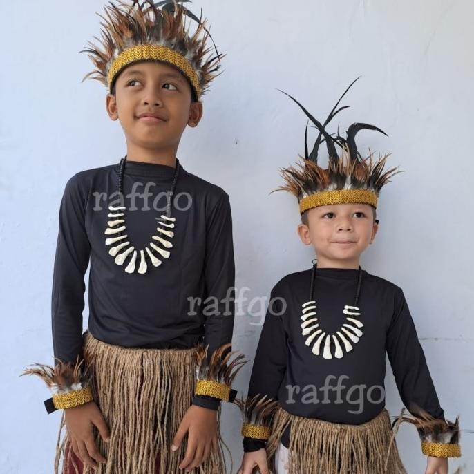 baju adat papua anak laki laki HN32T