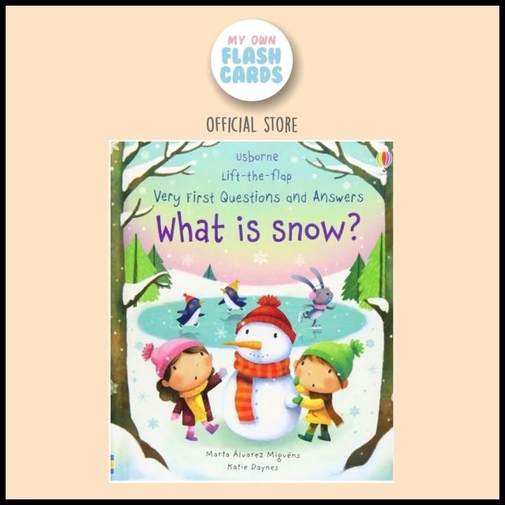 

Usborne What Is Snow Lift The Flap Questions Imported Book Buku Impor