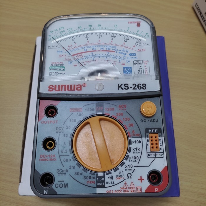 Multitester Analog Sunwa Ks-268 Multitester Original Sunwa