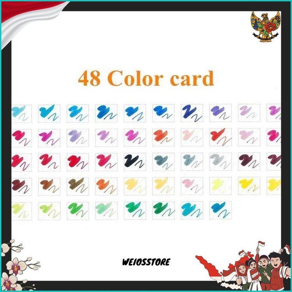 

(Dyi) Slayershop Dual Tip Pulpen Sikat 24/48/60/100Warna Sketsa Menggambar Manga Dual Head Spidol Warna Air Pena Untuk Menggambar Animasi Mewarnai Books Desain Perlengkapan Seni