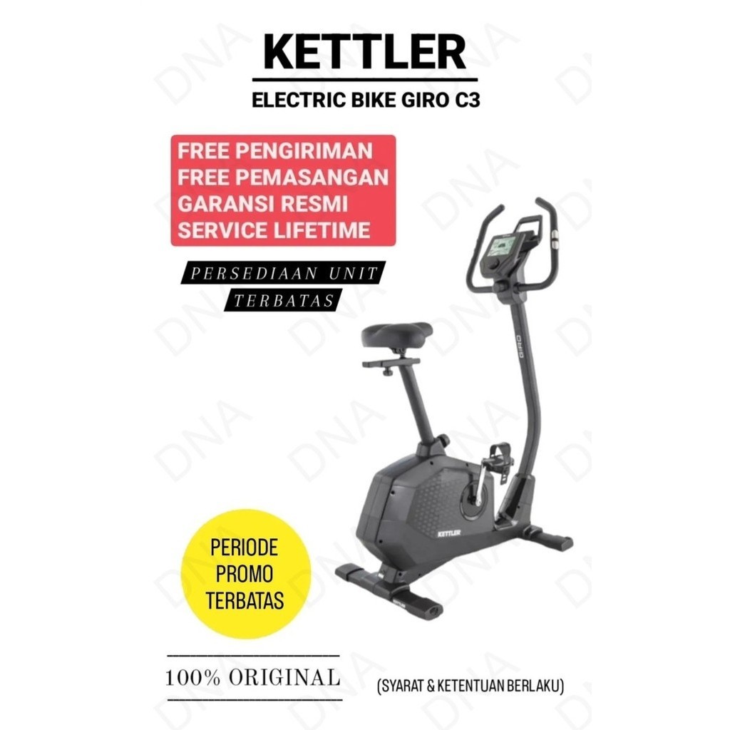 Sepeda Statis KETTLER BIKE GIRO C3 / Electric Bike GIRO C3 - ORIGINAL