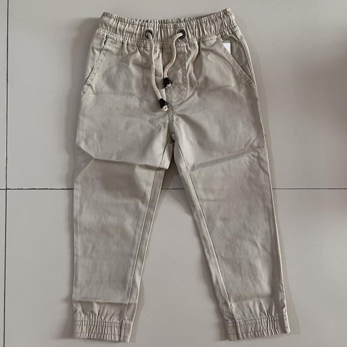 Celana Panjang Jogger Anak Laki Laki OVS Khaki Pw01
