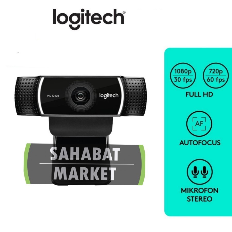 LOGITECH C922 PRO STREAM WEBCAM FULL HD LOGITECH C922 PRO ORIGINAL