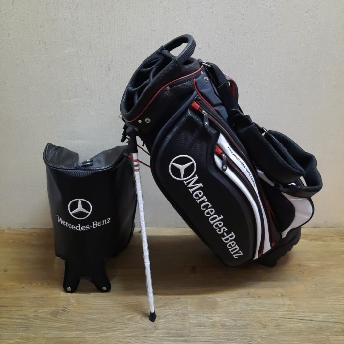 Nat Stand Bag Golf Mercedes Benz - Tas Stick Golf